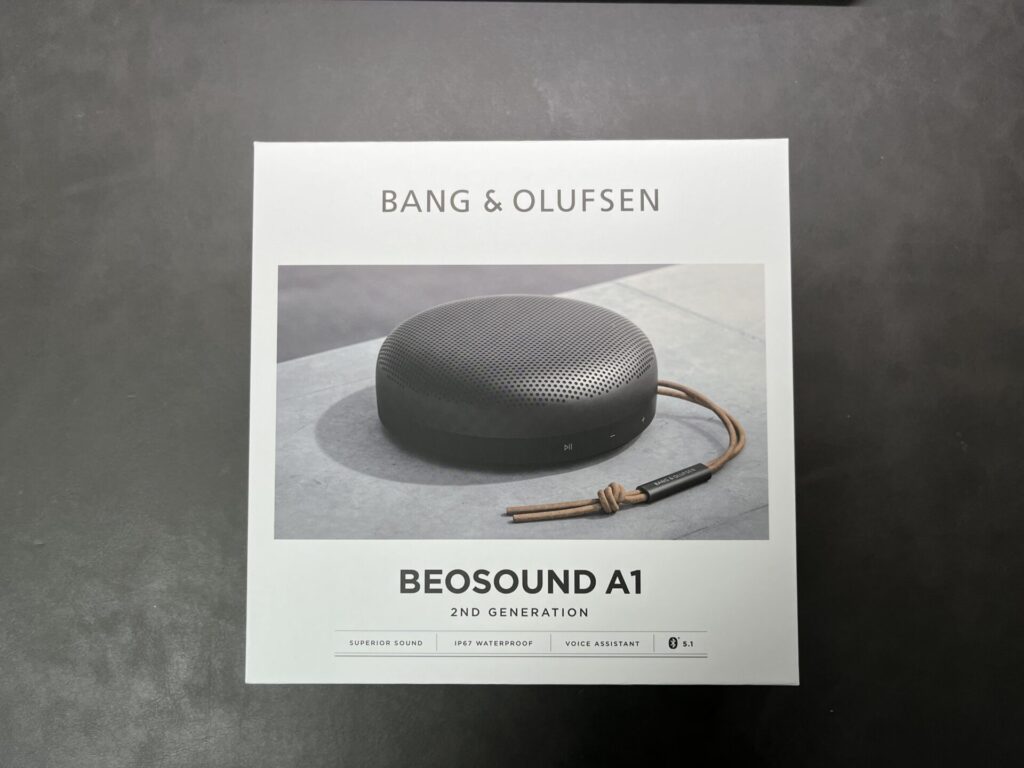 beosound a1 2nd genの箱